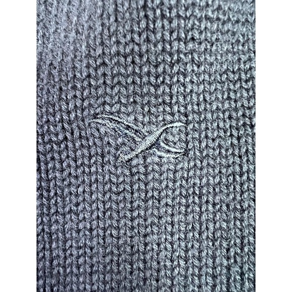 Eddie Bauer Sweater Mens Tall XL Navy Blue Cotton Crewneck Knit Pullover Classic - Picture 4 of 9